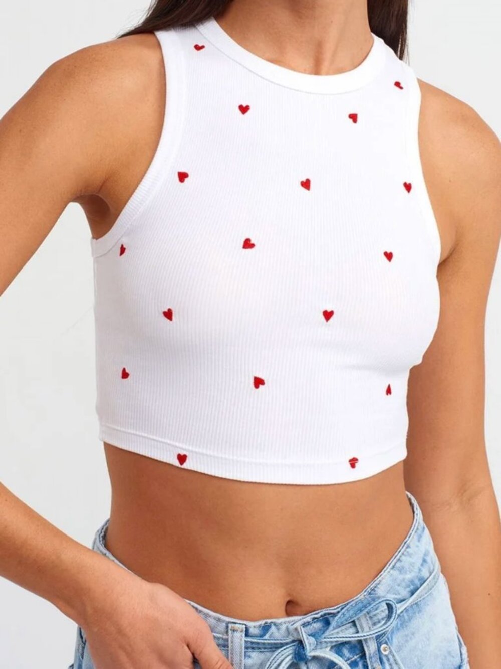 NWT Hearts All Over Tank
